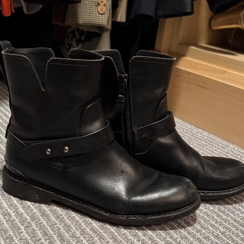 rag & bone Black Ankle Boots